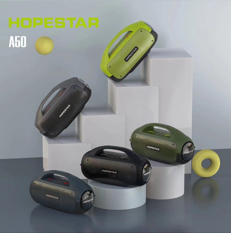 HOPESTAR A50 屋外ポータブルハイパワー Bluetooth スピーカー 3 スピーカー サブウーファー カラオケ パーティー スピーカー|undefined