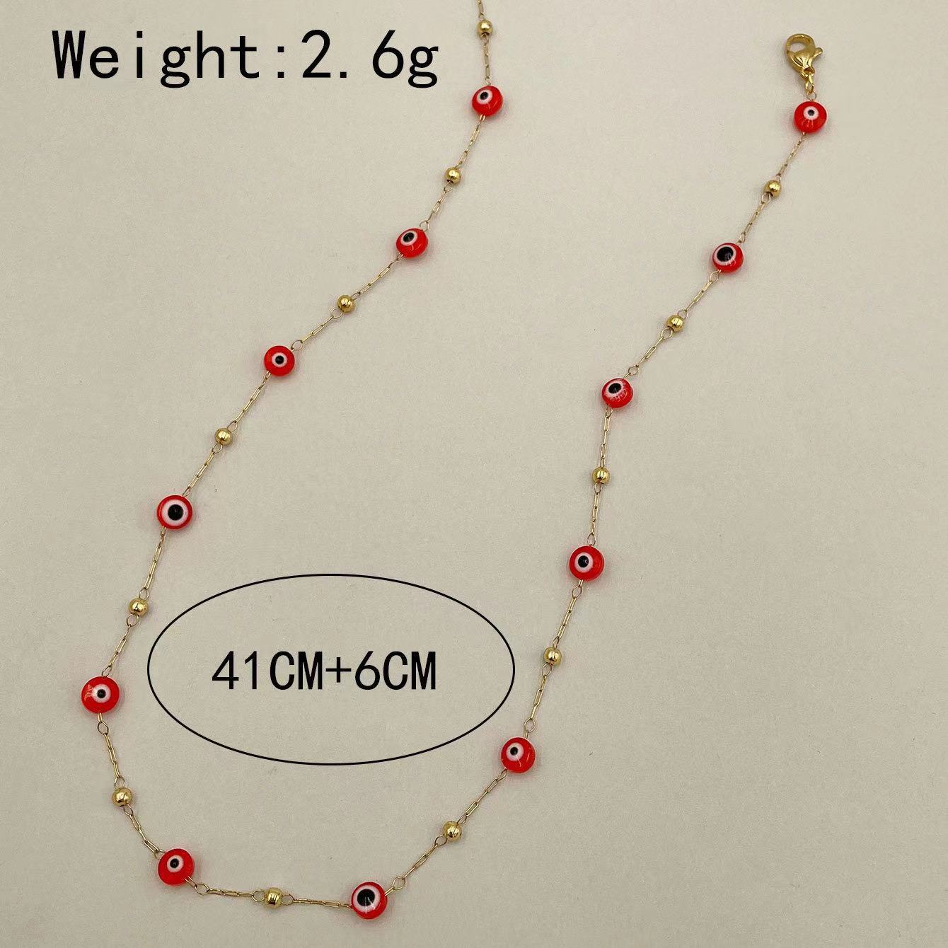 Exaggerated Geometric Stainless Steel Titanium Steel Enamel Necklace 1 Piece