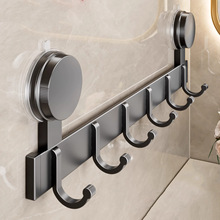 吸盘门后挂钩免打孔一排式挂钩强力粘胶承重钩子入户门收纳挂衣架