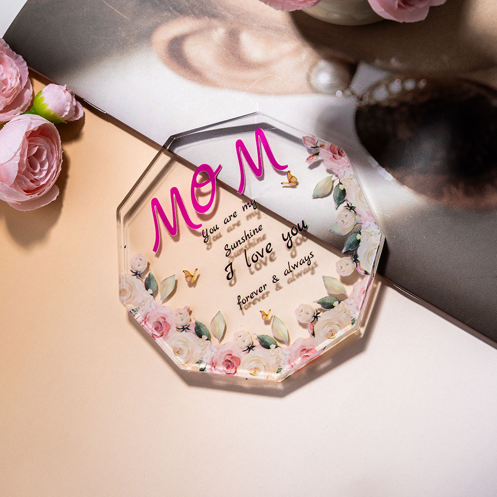 跨境亚克力蝴蝶摆件透明伴手礼周年纪念送朋友亲人摆台装饰品创意