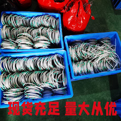 Fishing Gear Scale Bulk Wholesale Various Sea Fishing Accessories White Plastic Curved Tube Scale Hook Mid-Range Rig