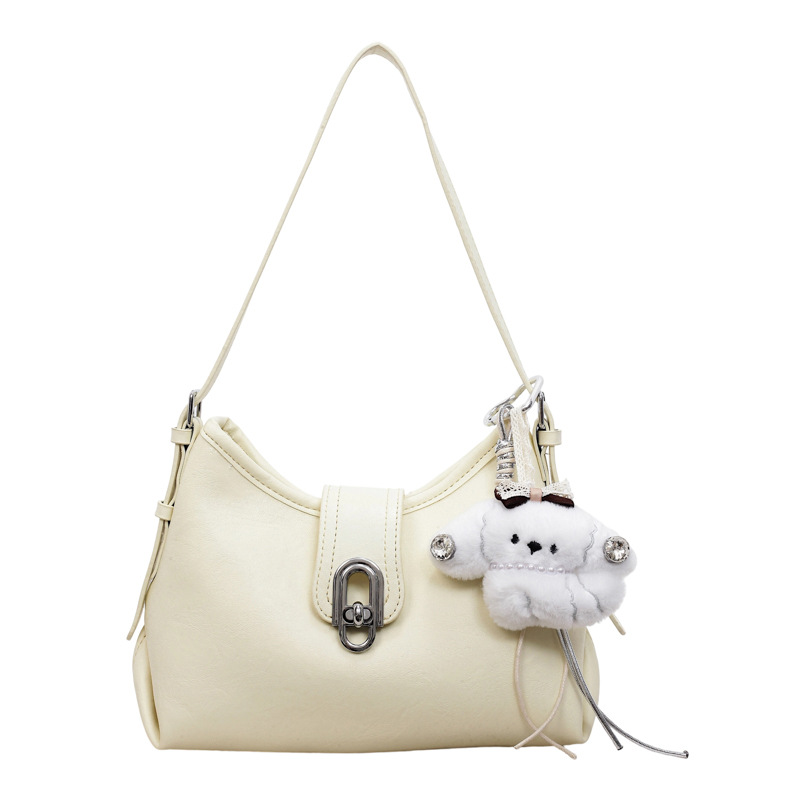 La sensación cotidiana de lujo ligero nicho bolso debajo de la braza de la mujer 2026 nuevo estilo primavera-verano popular viaje de hombro bolso de cubo