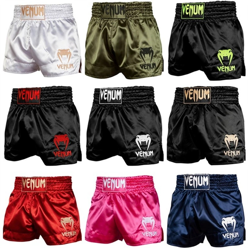 ♔   Venom Muay Thai Shorts, Fighting Sports Pants, Boxing and Martial Arts Training Pants, Professional Competition for Men and Women