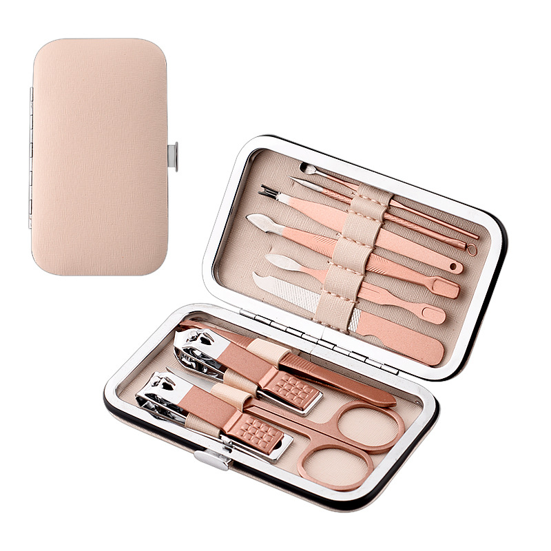 Set completo de manicura y pedicura, incluye cortaúñas y herramientas de belleza, práctico para uso doméstico y profesional