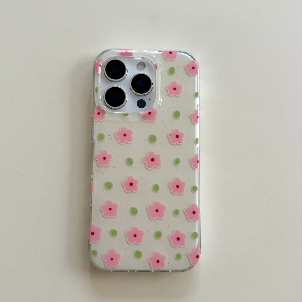 Gentle Girl Heart Pink Flower Adecuado para Apple 15/16 Funda para teléfono móvil Soporte 16PM 14Pro nicho 15/16P