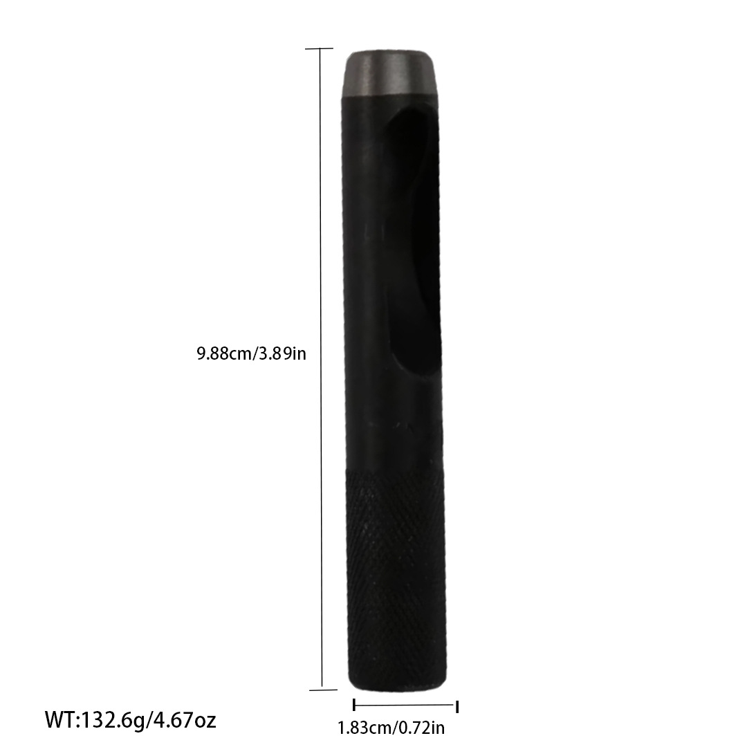 Cinturón negro de perforación manual de trabajo de cuero herramienta de perforación alemán punzonadora punzonado redondo punzonado suministro directo de fábrica