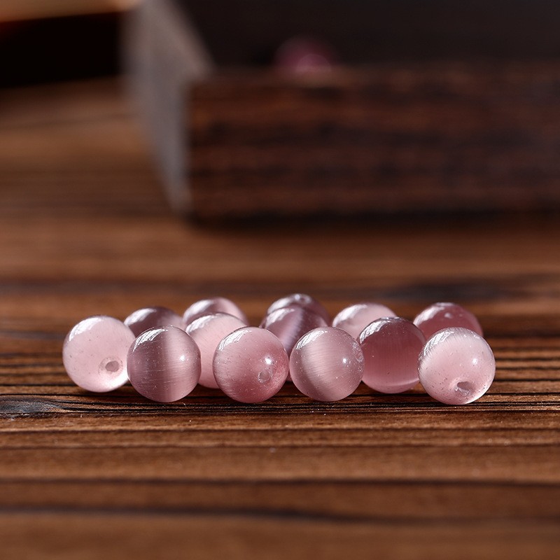 [7a selected] purple pink cat eye 8mm