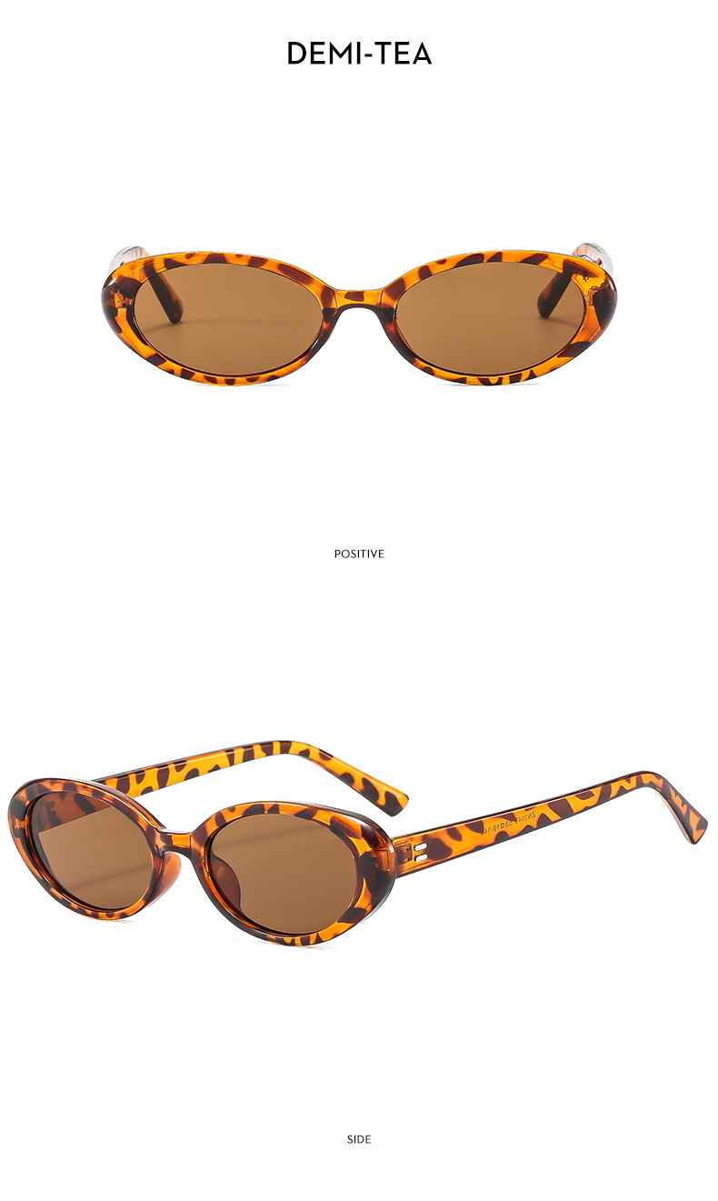 57g Weight Full Frame Glasses Structure Sunglasses Classification PC, UV400 Protection Lens Material Oval Frame Glasses Style Casual, Travel Occasion Oval Pattern All Seasons Season Unisex Gender Vacation, Streetwear Style Vacation Streetwear Oval PC UV400 Protection Oval Frame Full Frame Women's Sunglasses 11