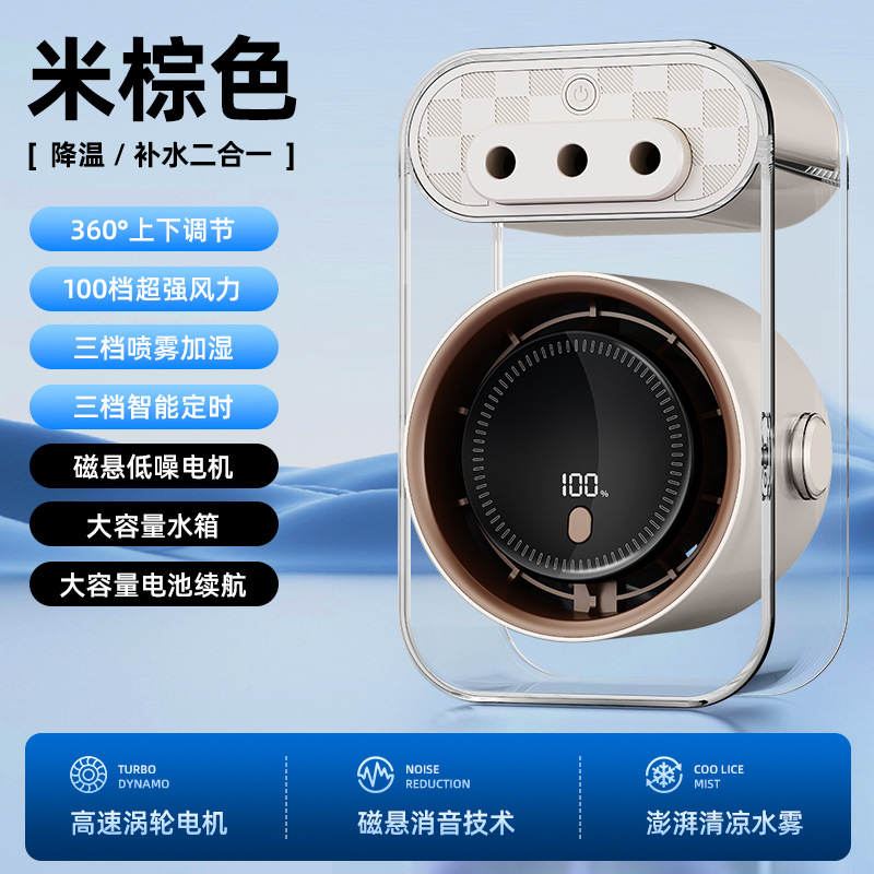 【Z4】加湿喷雾风扇（白色）
