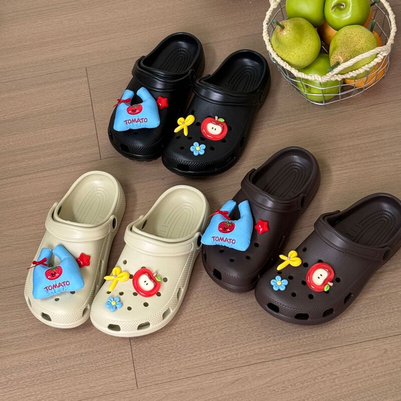 2.5cm Thick-Soled Clogs, Summer Non-Slip Breathable Beach Sandals, Eva Women's Outdoor Non-Slip Arch-Enhancing Slippers