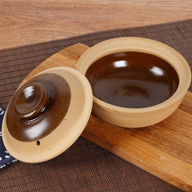 鲍汁捞饭砂锅商用纸托打包盒外卖锅粗陶瓷小砂锅煲粥锅外卖专用|undefined