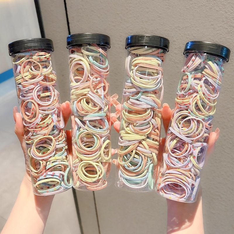 Ligas Elásticas para el Cabello de Niñas, Banda de Goma, Alta Elasticidad, para Coletas