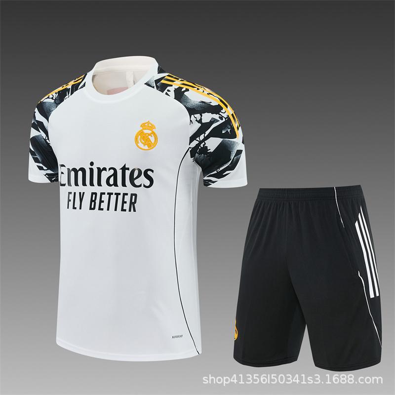 2627 temporada Barcelona Real Madrid Argentina Brasil España fútbol de manga corta trajes de entrenamiento para adultos equipo nacional