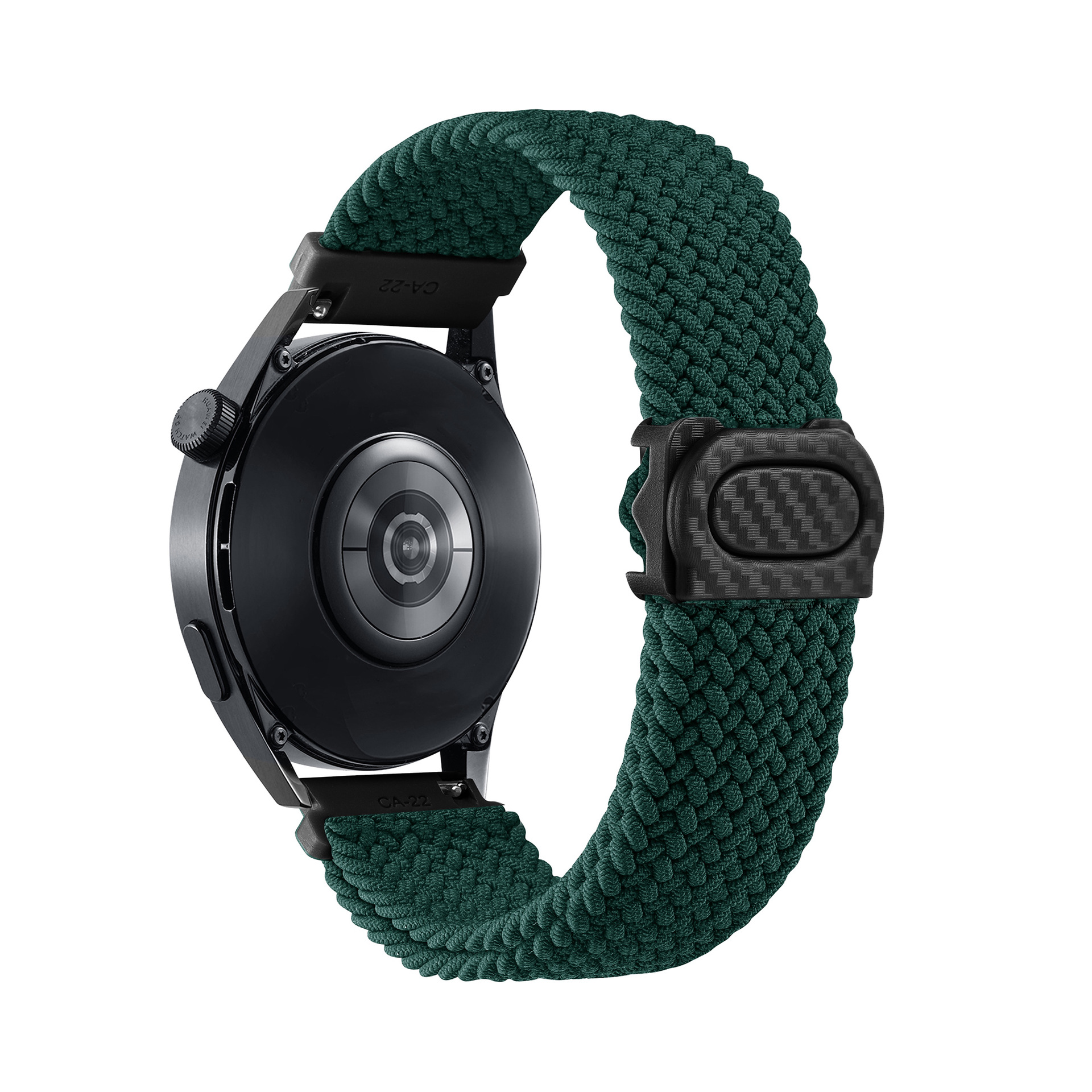 It is suitable for the carbon fiber texture snap braided strap of Samsung watch4657 and the strap of Huawei watch GT345 undefined