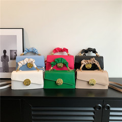 2023夏新款時尚鎖扣手提包單肩斜挎小方包包女包支持大量批發混批