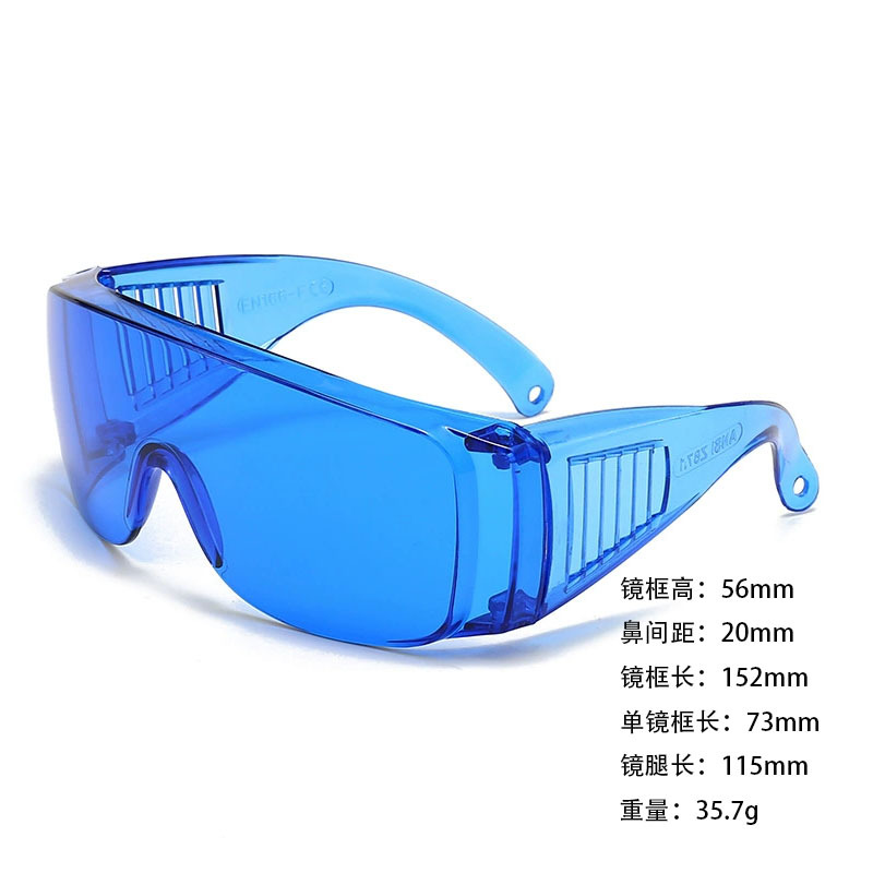 ANSIZ87 Gafas EN166 salón de belleza láser rojo verde azul soldadura eléctrica negro IPL gafas OPTE depilación ligera