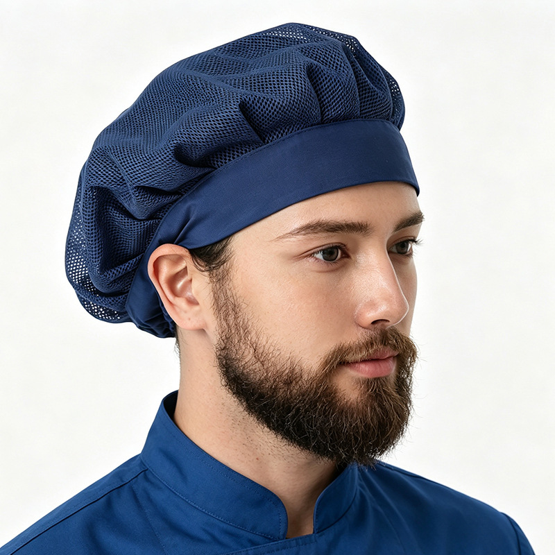 Breathable mesh work cap for women, kitchen, restaurant, food factory dustproof cap, workshop factory hygiene cap, unisex wholesale