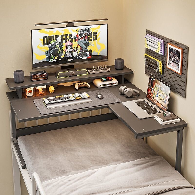 Bedside Computer Desk for College Students, Dormitory Lazy Person's Essential, Dormitory Desktop Gaming Desk, Suspended Corner Desk, Study Desk Bedside Computer Desk for College Students, Dormitory Lazy Person's Essential, Dormitory Desktop Gaming Desk, Suspended Corner Desk, Study Desk