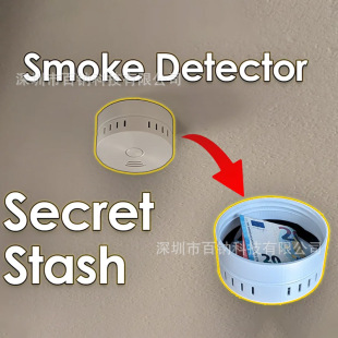 Caixa-forte escondida em detector de fumaca����F����Ʒ