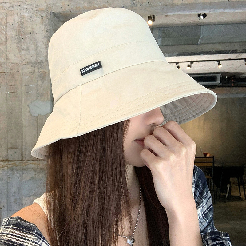 Japón al aire libre secado rápido sombrero de pescador de protección solar para mujeres primavera y verano 2025 nuevo ligero y delgado sombrero plegable de color sólido