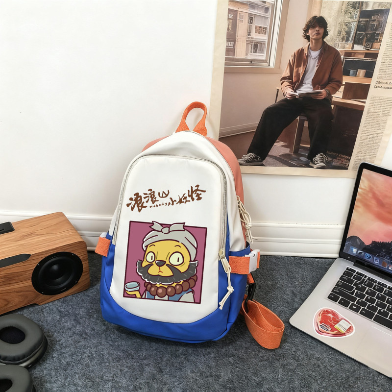 浪浪山小妖怪男童斜挎包外出旅游女孩小背包时尚帅气潮酷儿童胸包|undefined