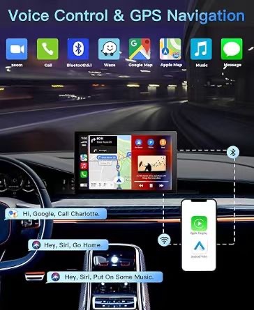Cross-Border 9inch Carplay Smart Screen Convenient Navigation Mp5 Player Car Screen Projection Driving Recorder