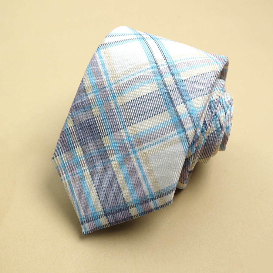 Plaid Tie For Men And Women College Style Casual Hand-tied Necktie_voghion.com