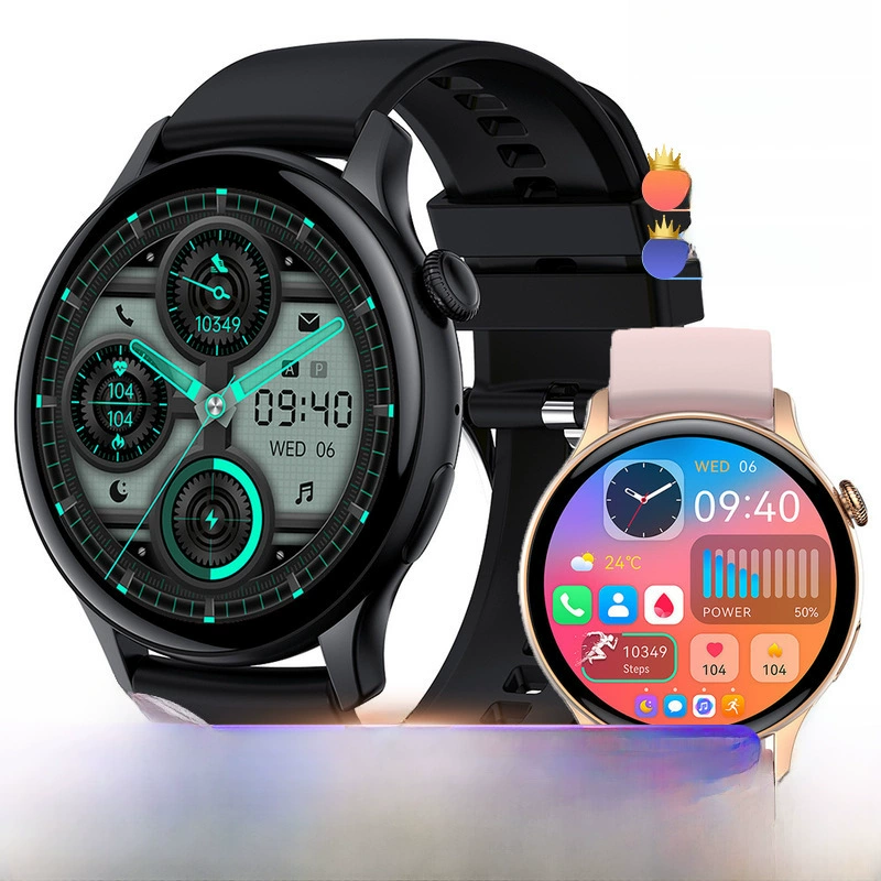 Новые умные часы HK85 AMOLED HD, Bluetooth-звонки, музыка, пульсоксиметр, измерение давления, отслеживание активности