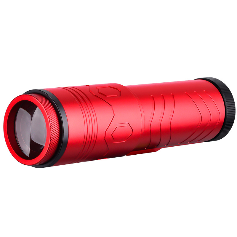 Nuevo tipo de lámpara de pesca super larga duración super brillante fuente de luz de cuatro colores de alta potencia cañón láser azul cañón de luz alta de pesca nocturna