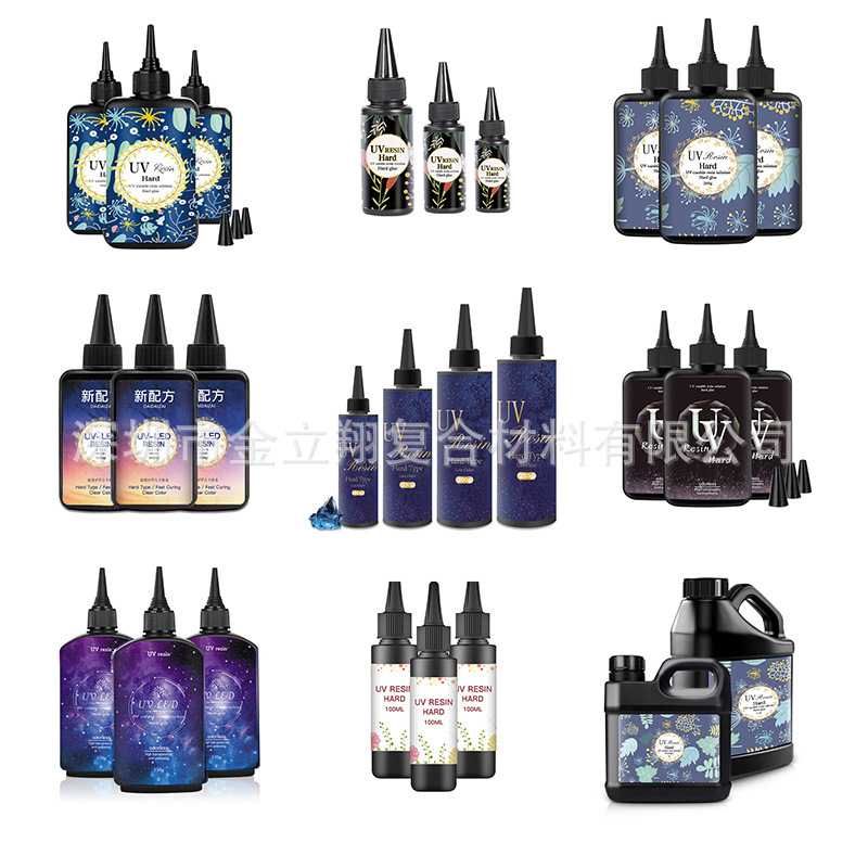 クロスボーダー Amazon UV 接着剤透明低臭クリスタル接着剤 DIY 細かい抗黄変 UV 無影接着剤|undefined