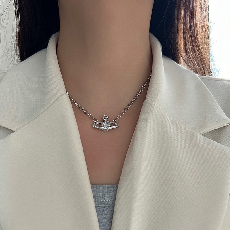 S999 saf gümüş inci kolye kadın niş tasarım hafif lüks yüksek kalite dökülmez renk basit clavicle zincir aksesuarı toptan