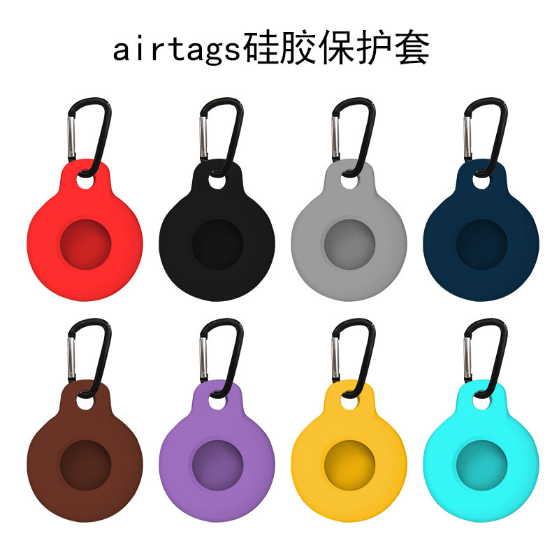 For Apple airtags Positioning Tracker Protective Case Apple Bluetooth Anti-lost Device Airtags Silicone Case