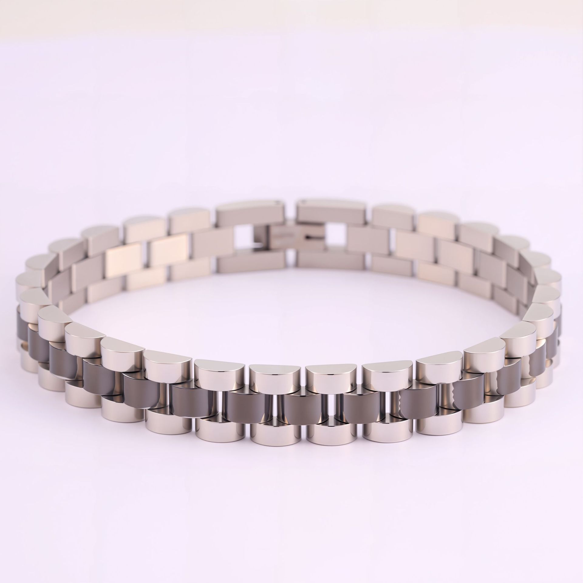 304L de precisión de acero inoxidable pulsera de marca no decolor joyas de pulsera