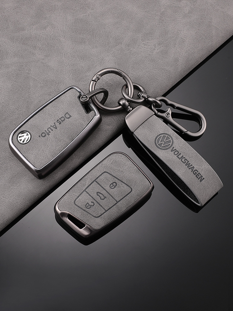 Adecuado para la funda de la llave Volkswagen Sagitar todo incluido TPU patrón de piel exploración Yue Passat Bora LaVida Yue hebilla de la caja protectora