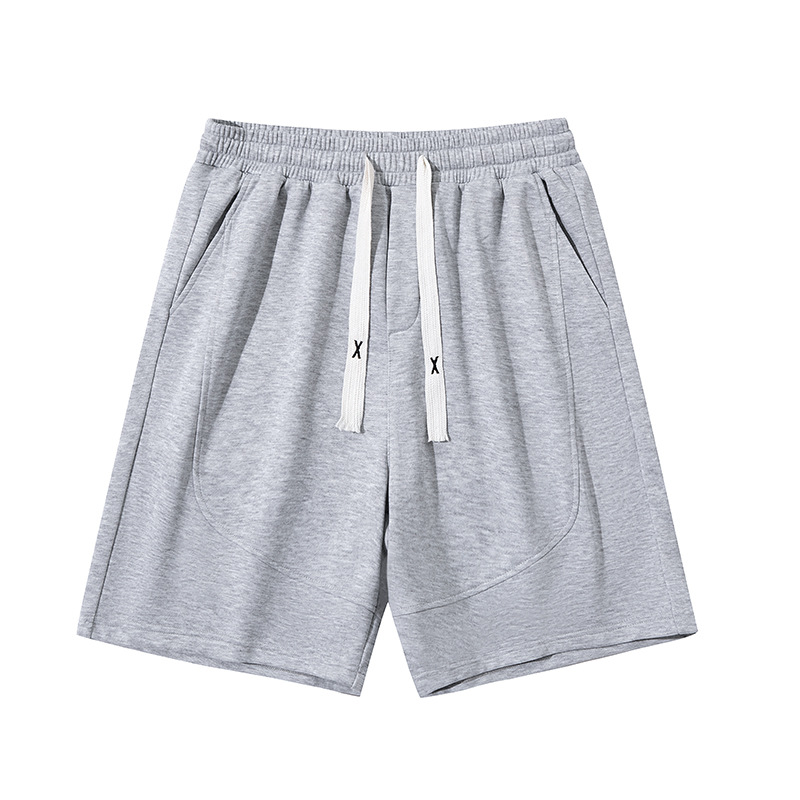 Men's solid light and thin silk shorts