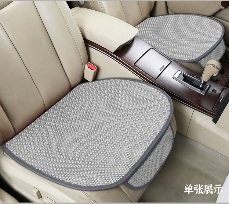 Summer Ice Silk Car Seat Cushion Universal Cooling Cushion New Three-Piece Set Single-Piece Back Cushion Non-Slip Breathable Four Seasons