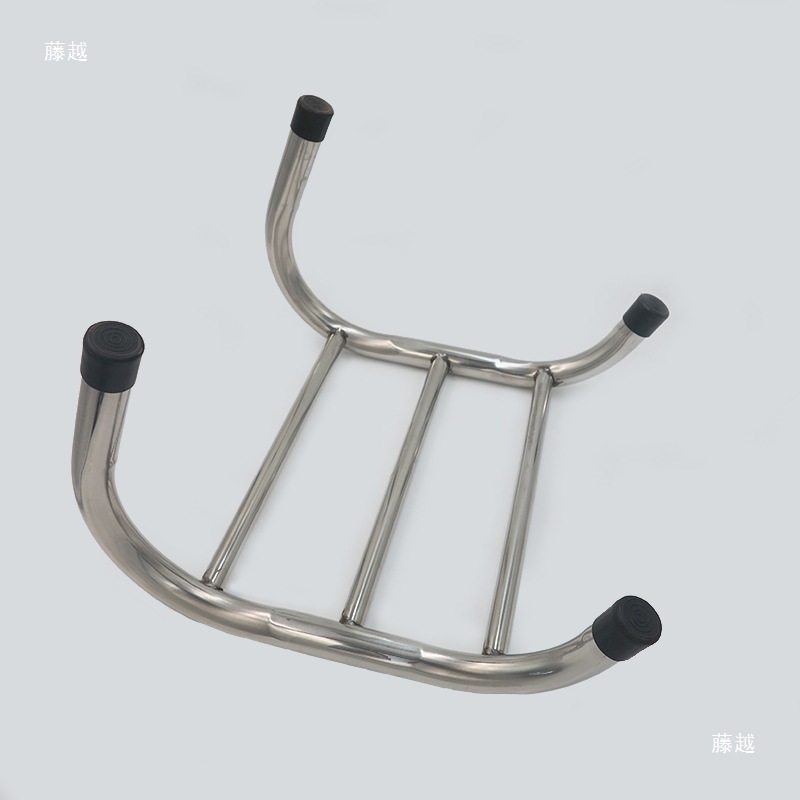 シャンプーベッドアクセサリー理髪椅子フットレスト家庭用床置き可動フットレストフットパッド理髪椅子ステンレス鋼フットレスト|undefined