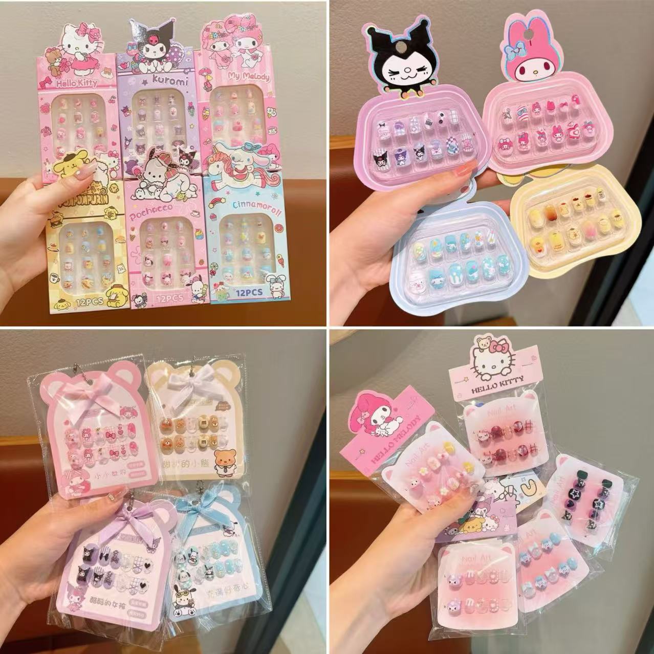 Cartoon children's cute waterproof nail stickers for nails for…