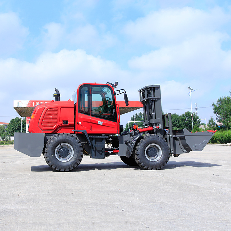 鼎东叉车多功能越野叉车内燃式柴油四驱越野叉车