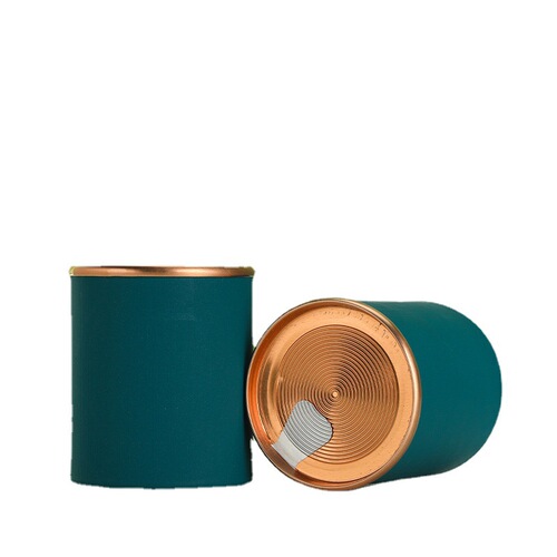 Universal easy-tear paper cans for tea black tea green tea small paper cans small bubble cans exquisite gift box packaging custom environmentally friendly paper boxes