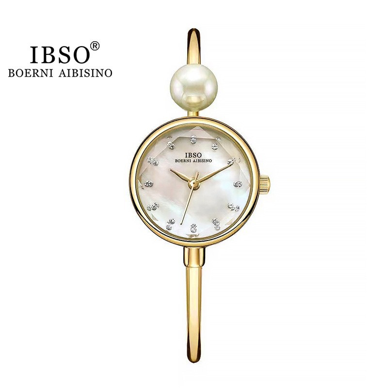 Factory Direct IBSO1189 Bracelet Watch Women Rose Gold Light Luxury Roman Scale Oval Women's Watch Wholesale