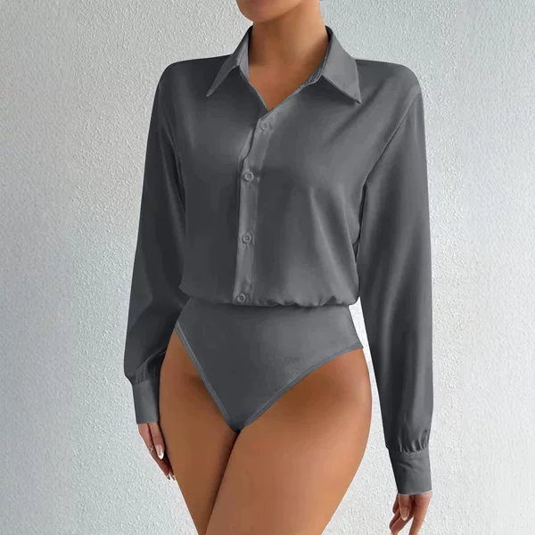 2026 Cross-Border Amazon European and American New Foreign Trade Women's Fashion Casual Long-Sleeved Cardigan Buttoned Shirt Top for Women