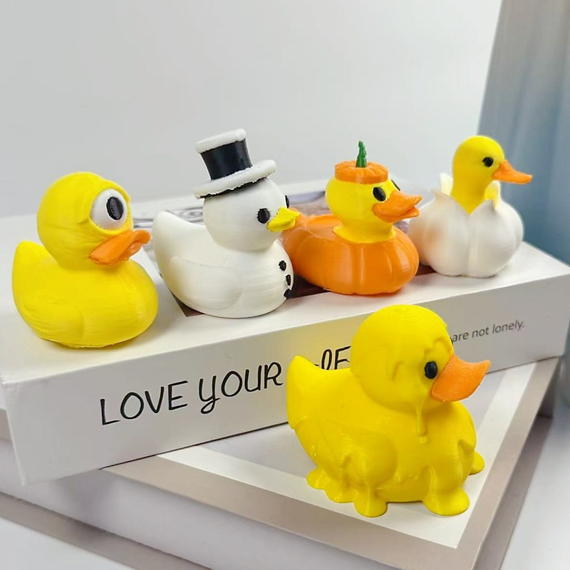 3d打印万圣节小鸭子动物节日礼品装饰品小摆件儿童解压益智小玩具|undefined