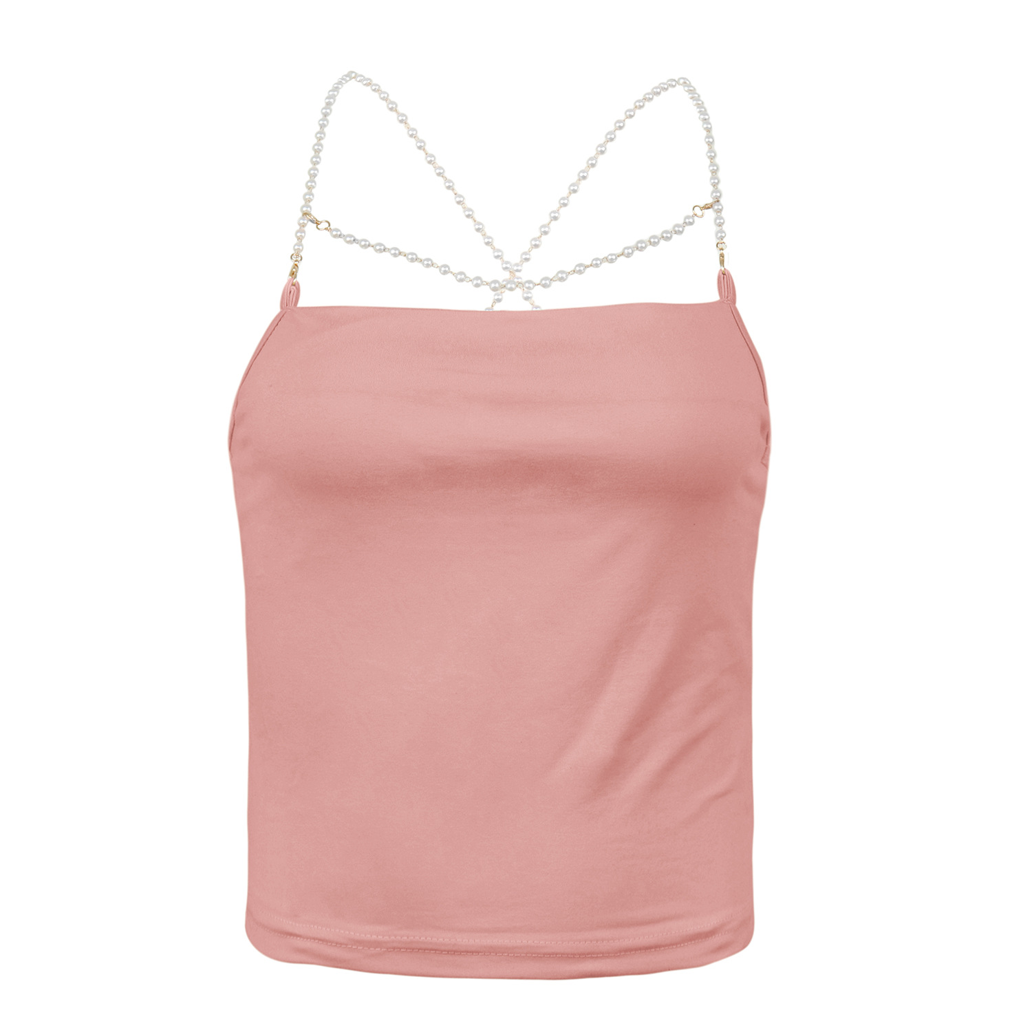 Women's Vest Tank Tops Backless Sexy Solid Color display picture 3