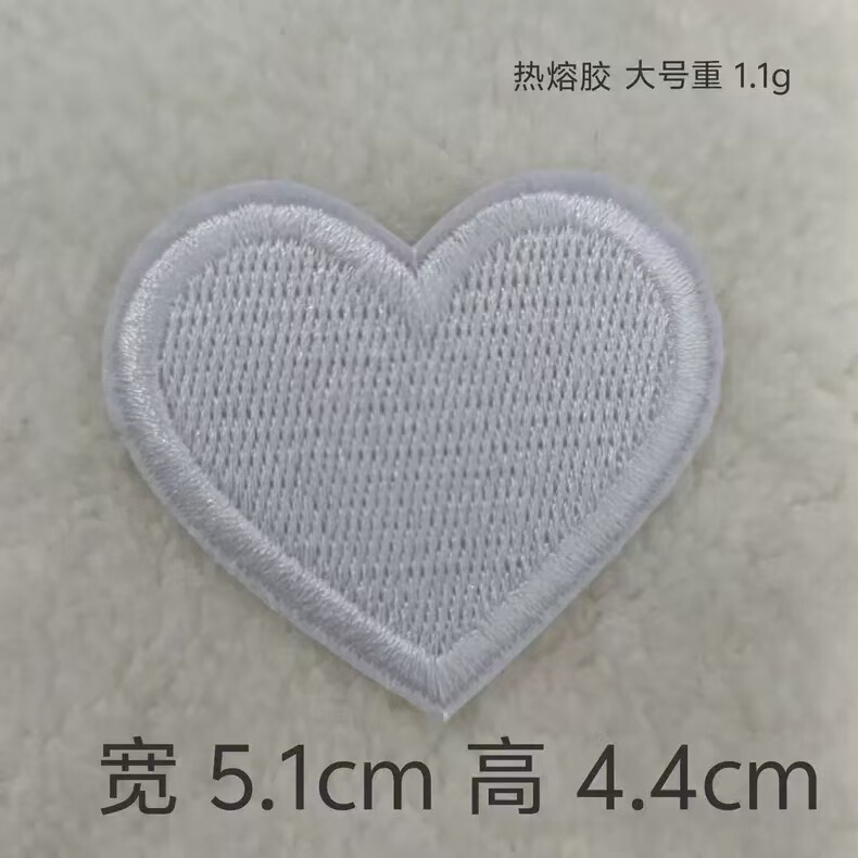 トレンディで美しいカラフルなピーチハートコンピュータ刺繍布ステッカーマルチサイズ DIY 手作りステッカー製造装飾ステッカー卸売|undefined