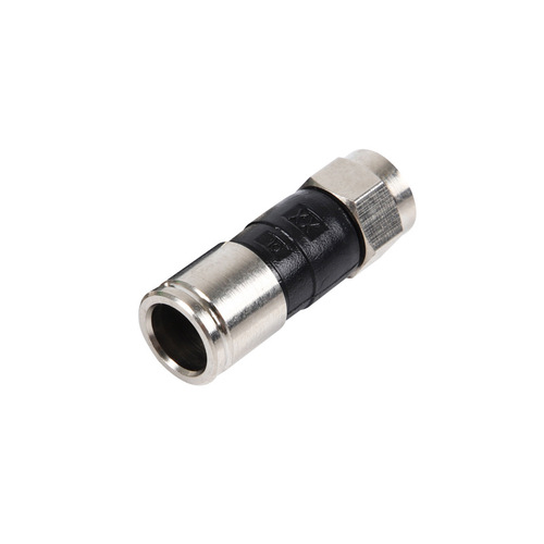 RG6 extruded 32mm inch extruded RG6 male RG59 connector crimp type branch distributor f head