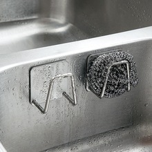 洗碗海綿瀝水架廚房水槽洗碗池洗碗布鋼絲球抹布收納架吸盤置物架
