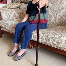 老人拐杖实木轻便拐棍防滑四脚木制老年人扶手杖木质捌杖拐扙