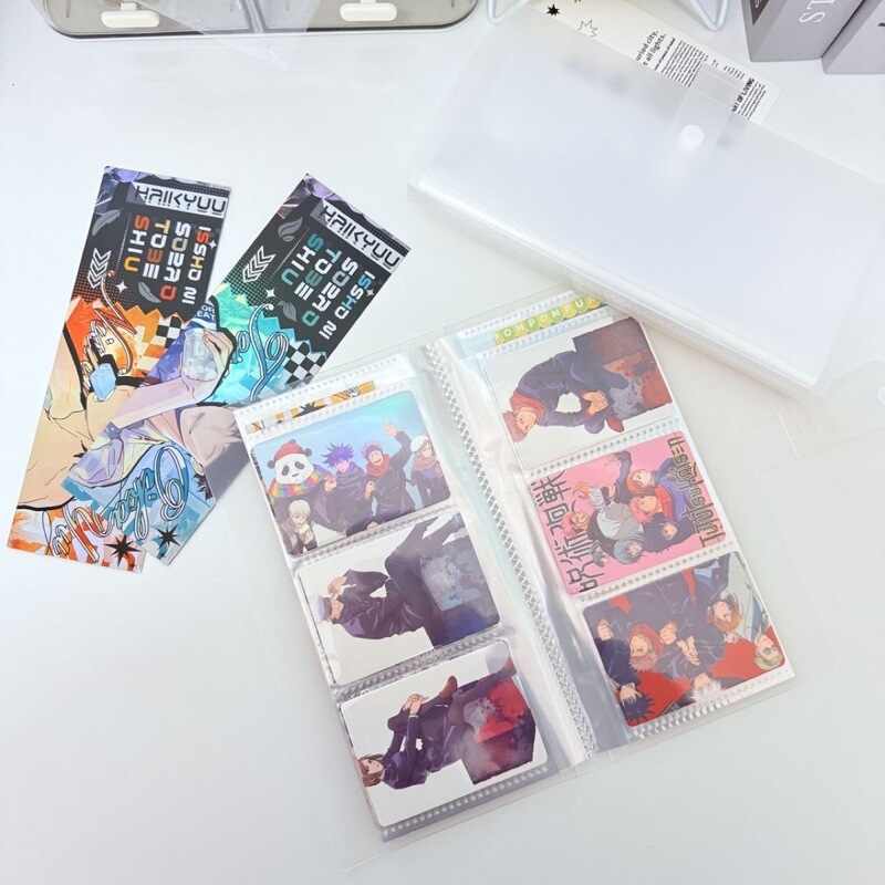 Laser Ticket Storage Book Snap Button Mixed Book Animation Star Small Card Photo Album Idol Surrounding Air Tickets Laser Ticket Storage Book Snap Button Mixed Book Animation Star Small Card Photo Album Idol Surrounding Air Tickets