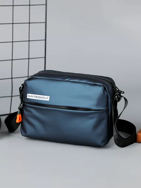 Cross-Border Supply of New Men's Bags, Shoulder Bags, Casual Crossbody Bags, Large-Capacity Horizontal Men's Backpacks, Fashionable Pu